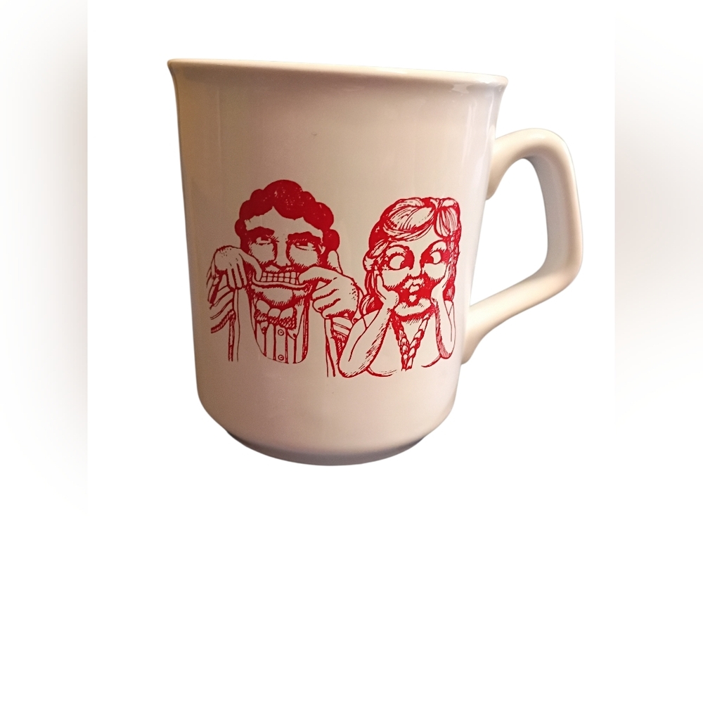 Vintage Cartoon Charcature Mug Made In England